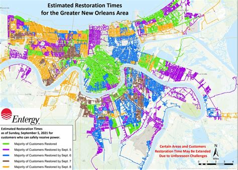 MAP Entergy Outage Map New Orleans